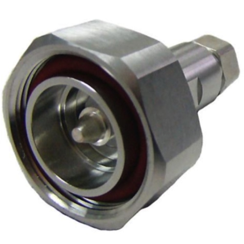 Coax Connector Crimp On 7/16 DIN Male Connector Superflex 1/4"